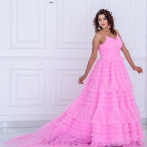 Royal Ruffle Gown